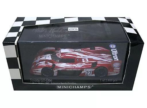 【中古】ミニカー 1/43 Toyota GT 1 Le Mans 1998 ESSO Ultron #27(レッド×ホワイト) [430981627]