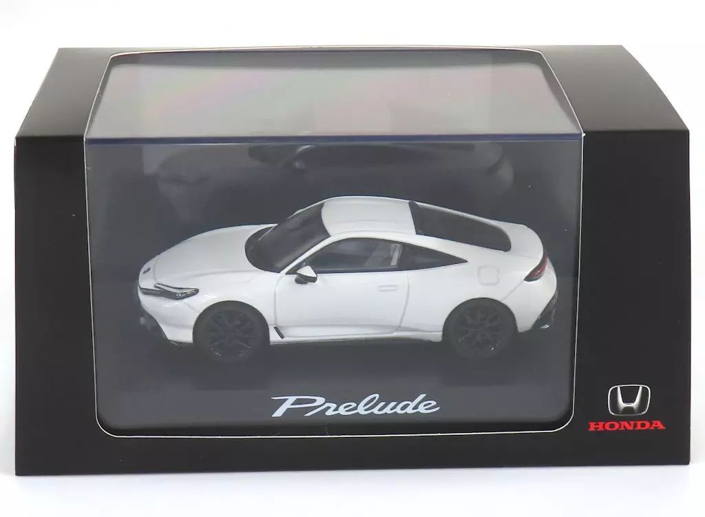 ミニカー 1/43 ホンダ プレリュード(ムーンリットホワイト・パール