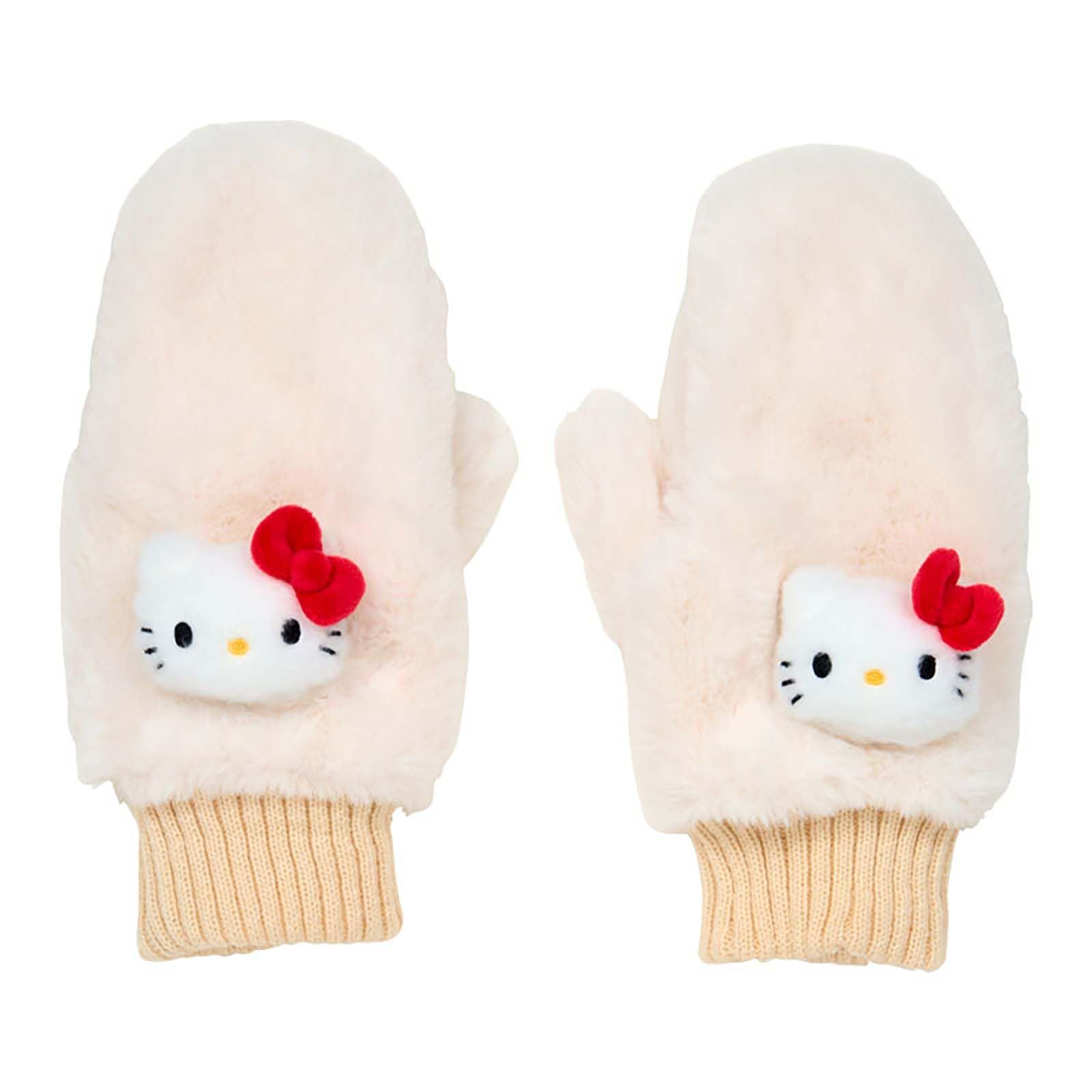 新品 サンリオ(SANRIO) マスコット付きフェイクファーミトン ハローキティ 363146