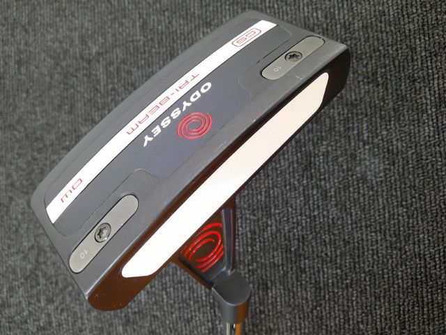 中古 パター オデッセイ TRI-BEAM DOUBLE WIDE CS/STROKELAB 70C RED[33]//3[9598]■松山店