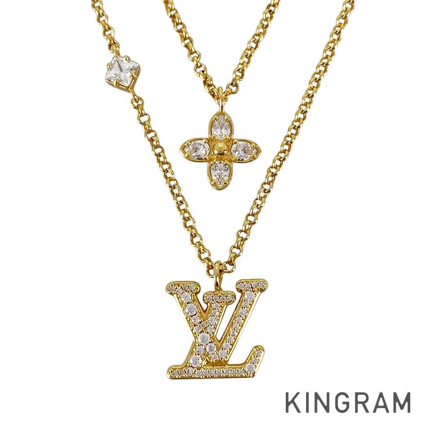 ルイ・ヴィトン LOUIS VUITTON レディ LV M01845 GP ネックレス kkd ルイ・ヴィトン LOUIS VUITTON レディ LV M01845 GP ネックレス kkd