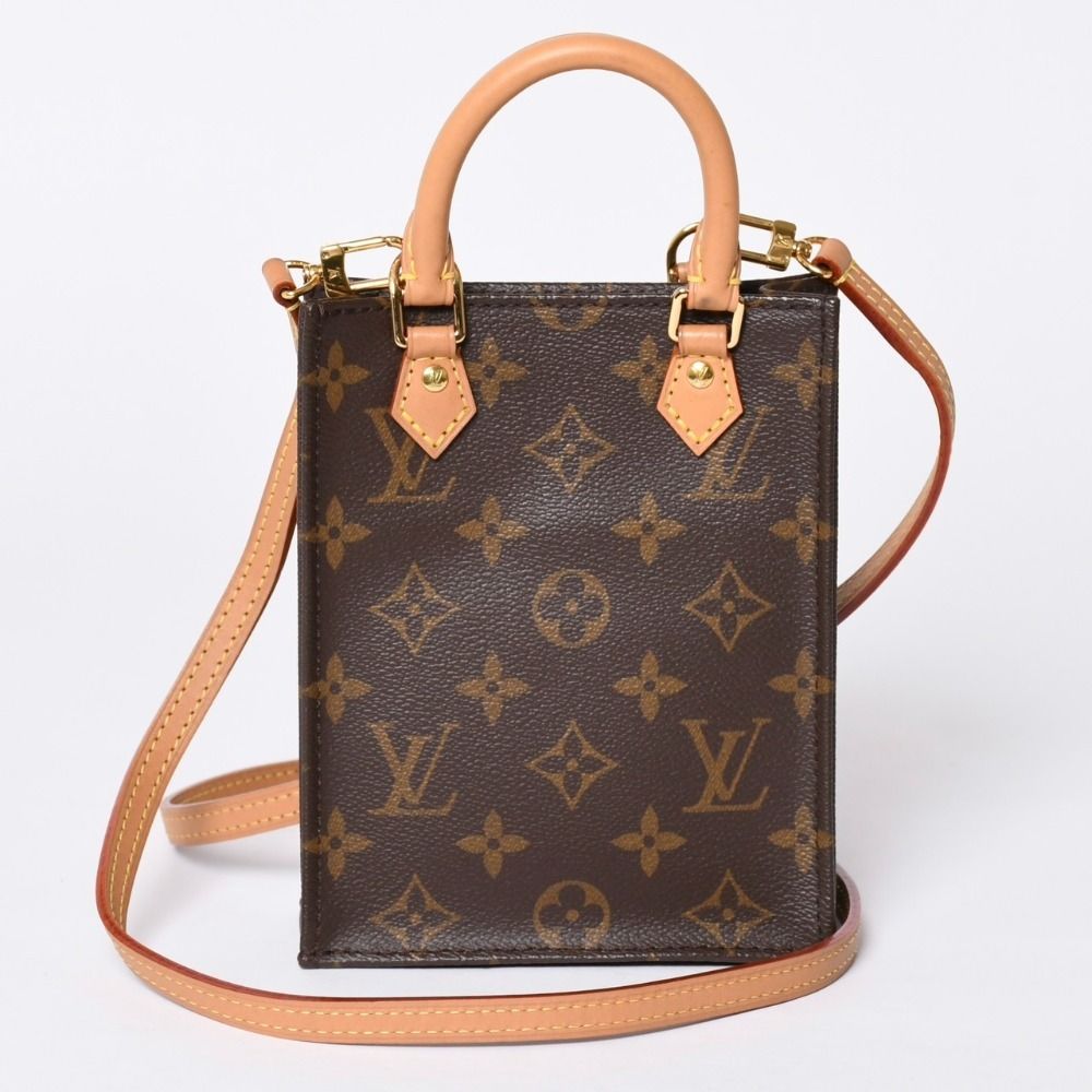 極美品 LOUIS VUITTON ルイヴィトン プティット サックプラ 2WAYバッグ 