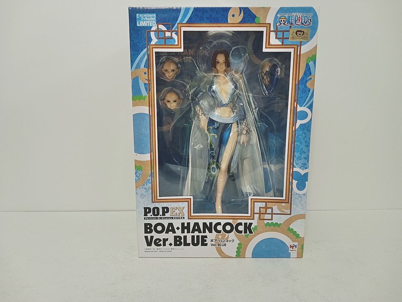 メガハウス Portrait.Of.Pirates POP ワンピース NEO-EX ボア・ハンコック Ver.BLUE フィギュア 未開封品 [M-7131]