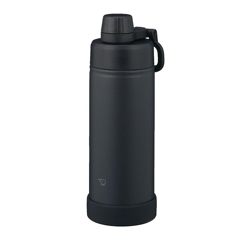 【新品】 象印 水筒 0.6L 【素早く水分補給】 食洗機対応 シームレスせん 洗う点数3点のみ ハンドルつき 保冷 クールボトル チャコールブラック SD-KA60-BM