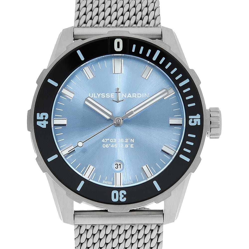 ユリスナルダン ダイバー 42MM 限定100本 8163-175/93-J 中古 メンズ