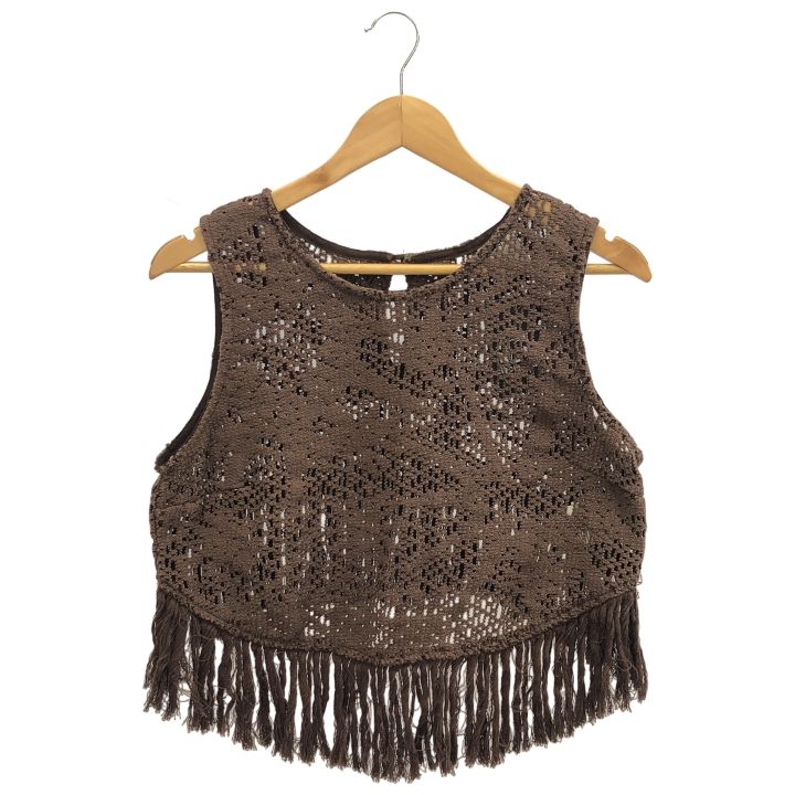 OAS ノースリーブニット OAS25SS-20 ブラウン M