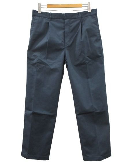 ワコマリア WACKO MARIA DICKIES PLEATED TROUSERS ディッキーズ 別注 トラウザーズ パンツ M ネイビー 紺 ボトムス ☆AA★