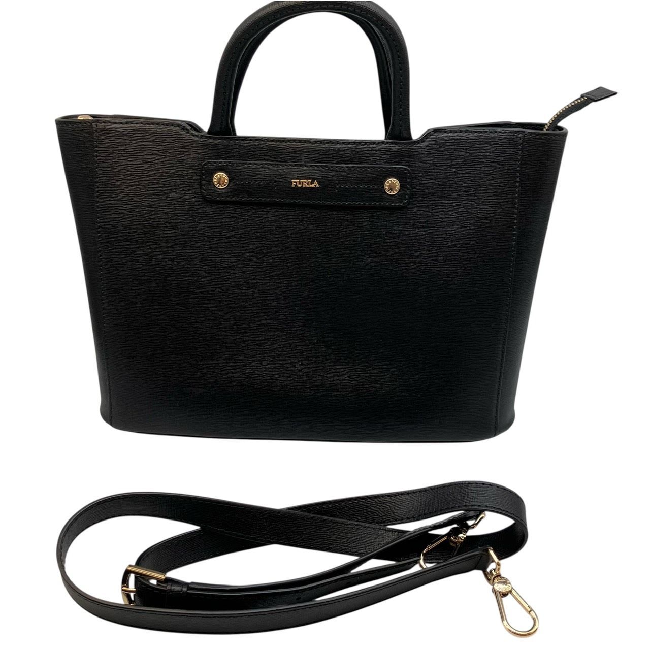 ◇ FURLA / フルラ 2WAY ハンドバッグ ショルダーバッグ ブラック 