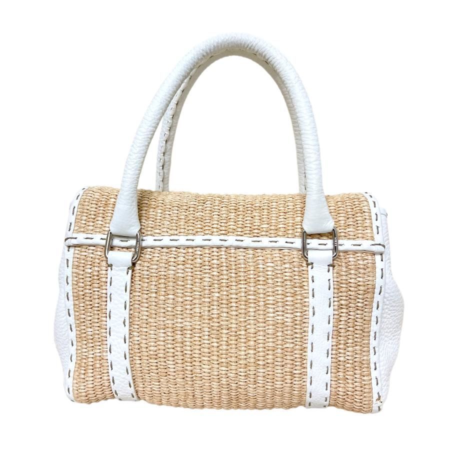 激レアFENDI ショルダーバッグ ラフィア ストロー 素材 FENDI - 激レアFENDI ショルダーバッグ ラフィア ストロー 素材の通販