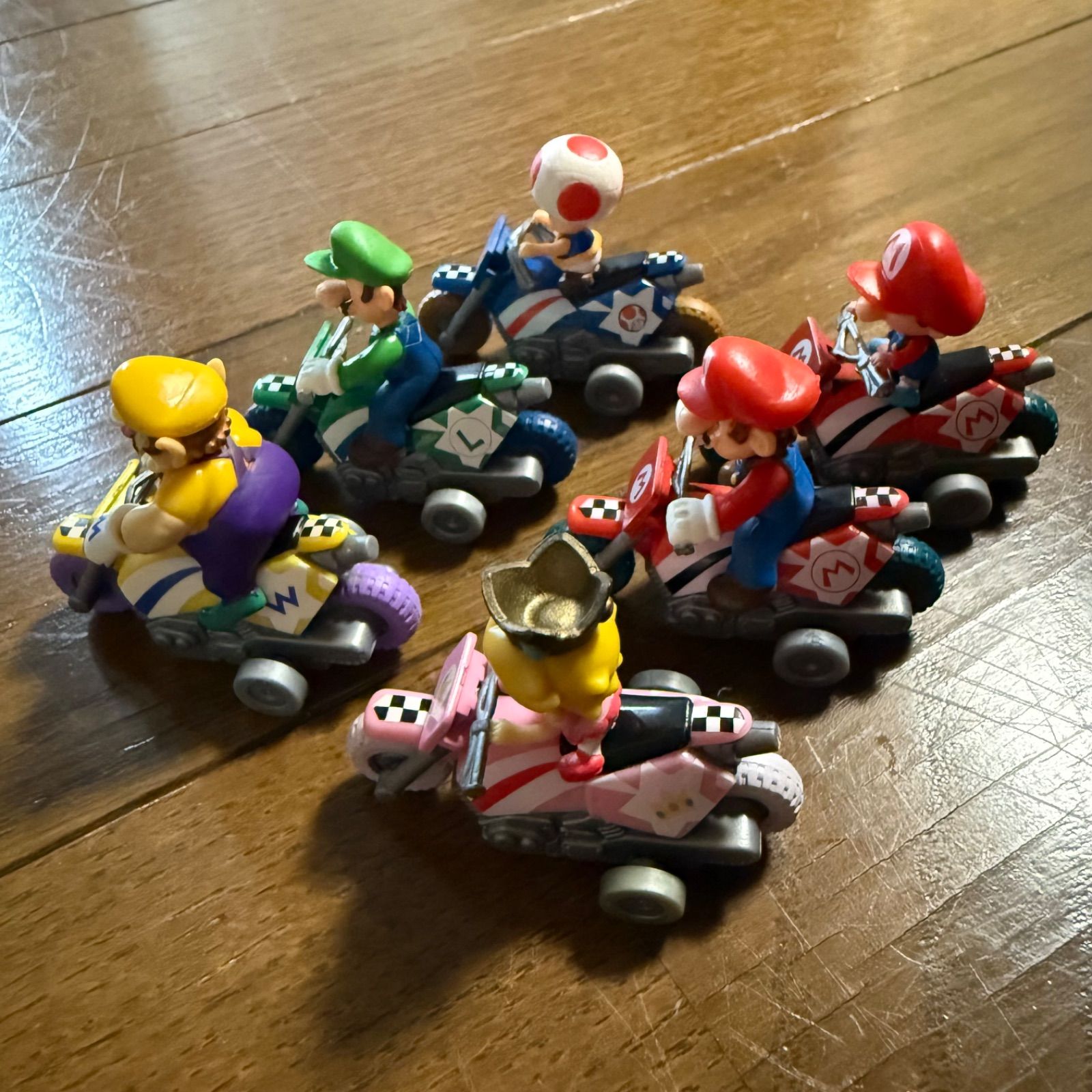 マリオカートwii プルバックバイク サントリーボスおまけ 6体セット