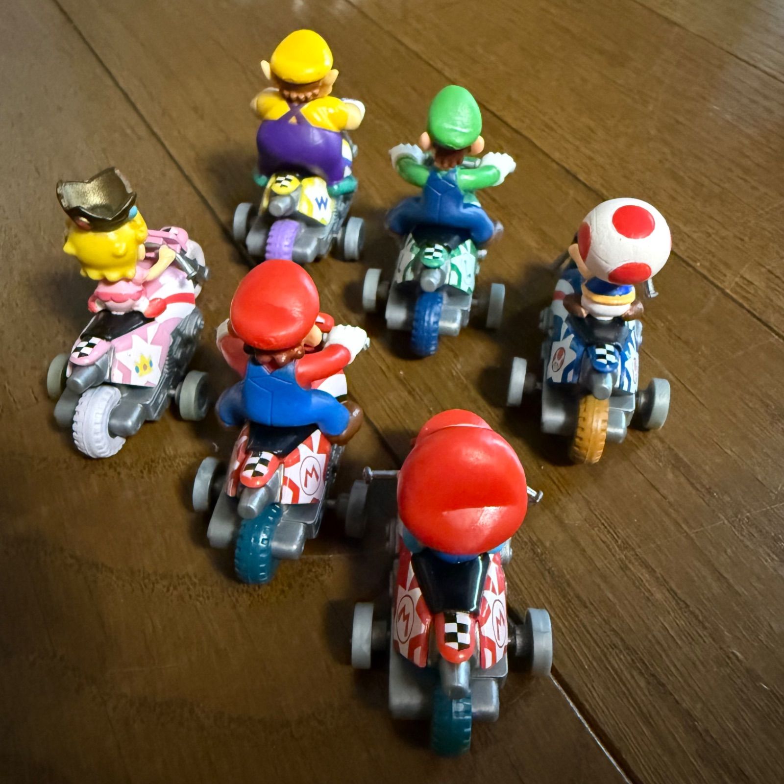 マリオカートwii プルバックバイク サントリーボスおまけ 6体セット