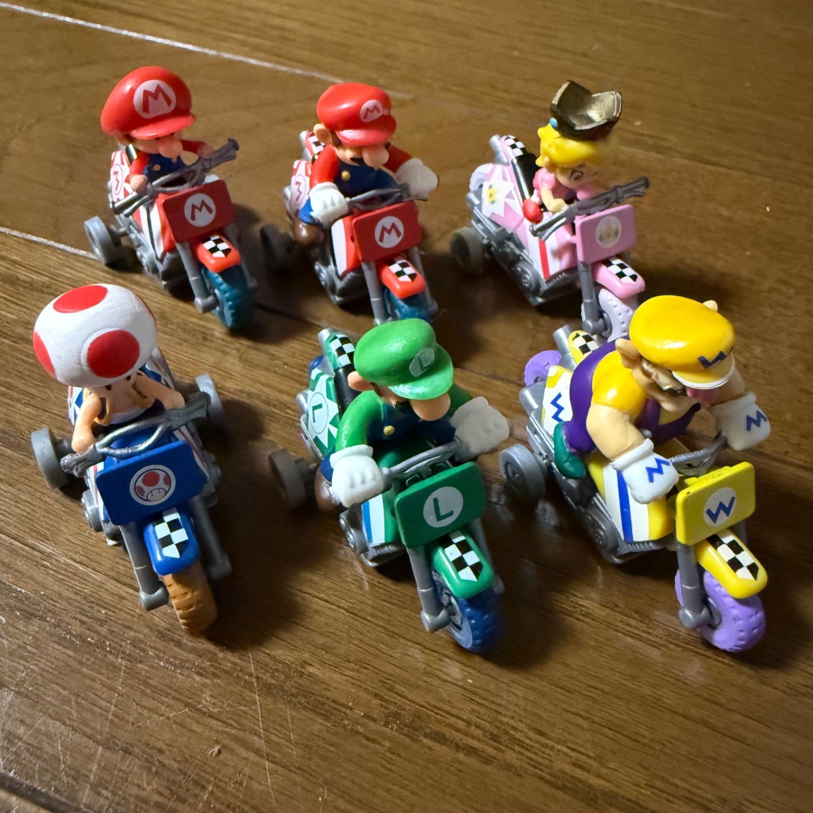 マリオカートwii プルバックバイク サントリーボスおまけ 6体セット