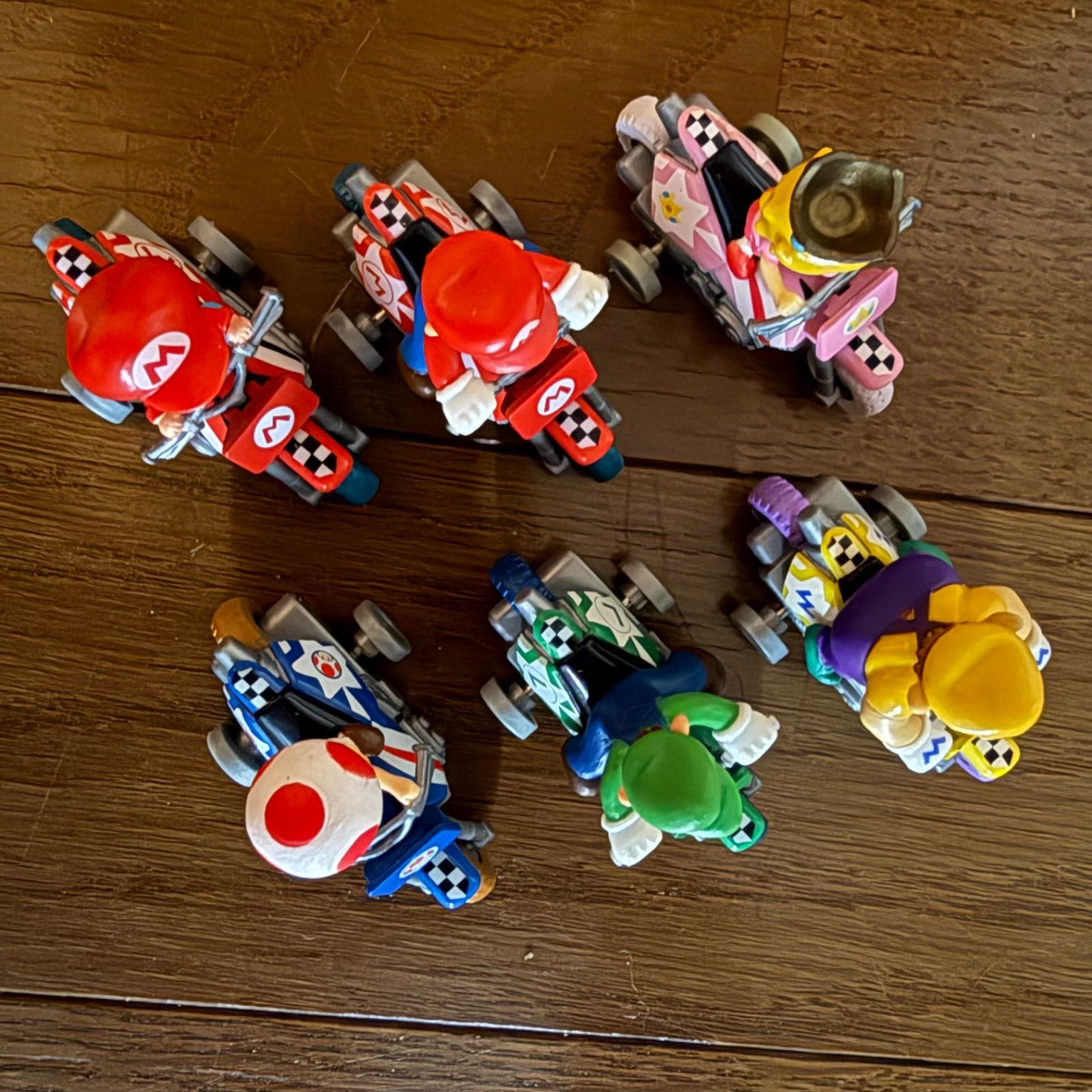 マリオカートwii プルバックバイク サントリーボスおまけ 6体セット
