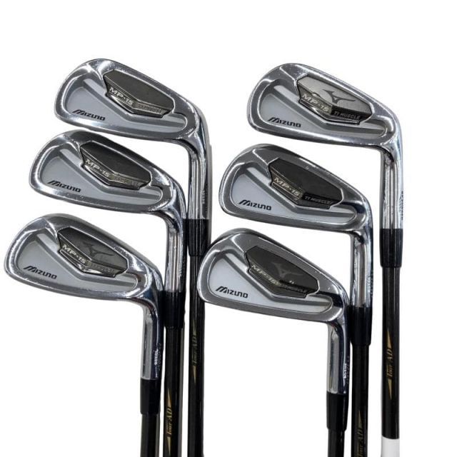 【中古】 ミズノ MP-15 6S アイアンセット IR 純正特注シャフト (フレックスS) メンズ 男性用 右利き 右用 Cランク ゴルフクラブ