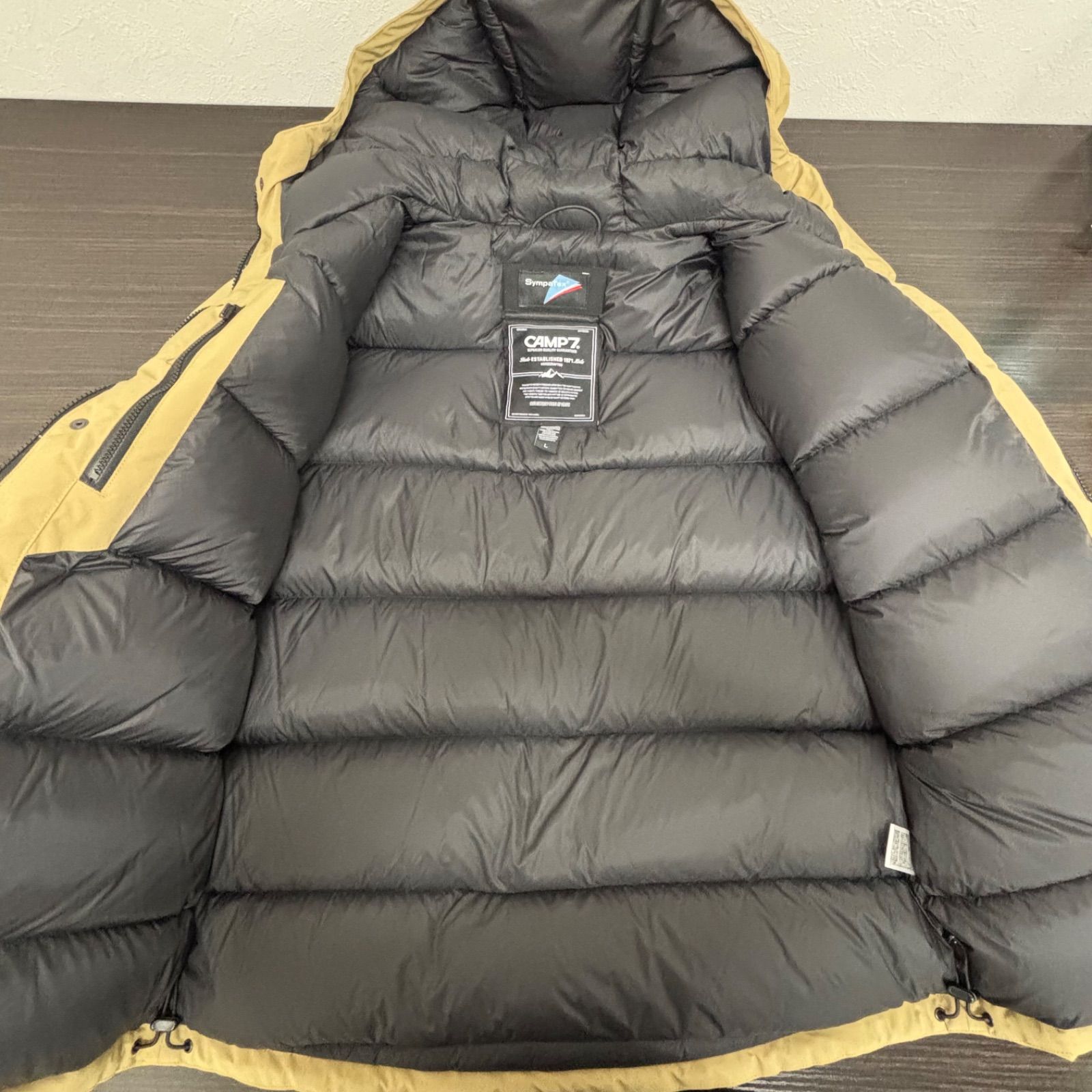 r)【美品】CAMP7 キャンプセブン シンパテックス ダウンジャケット