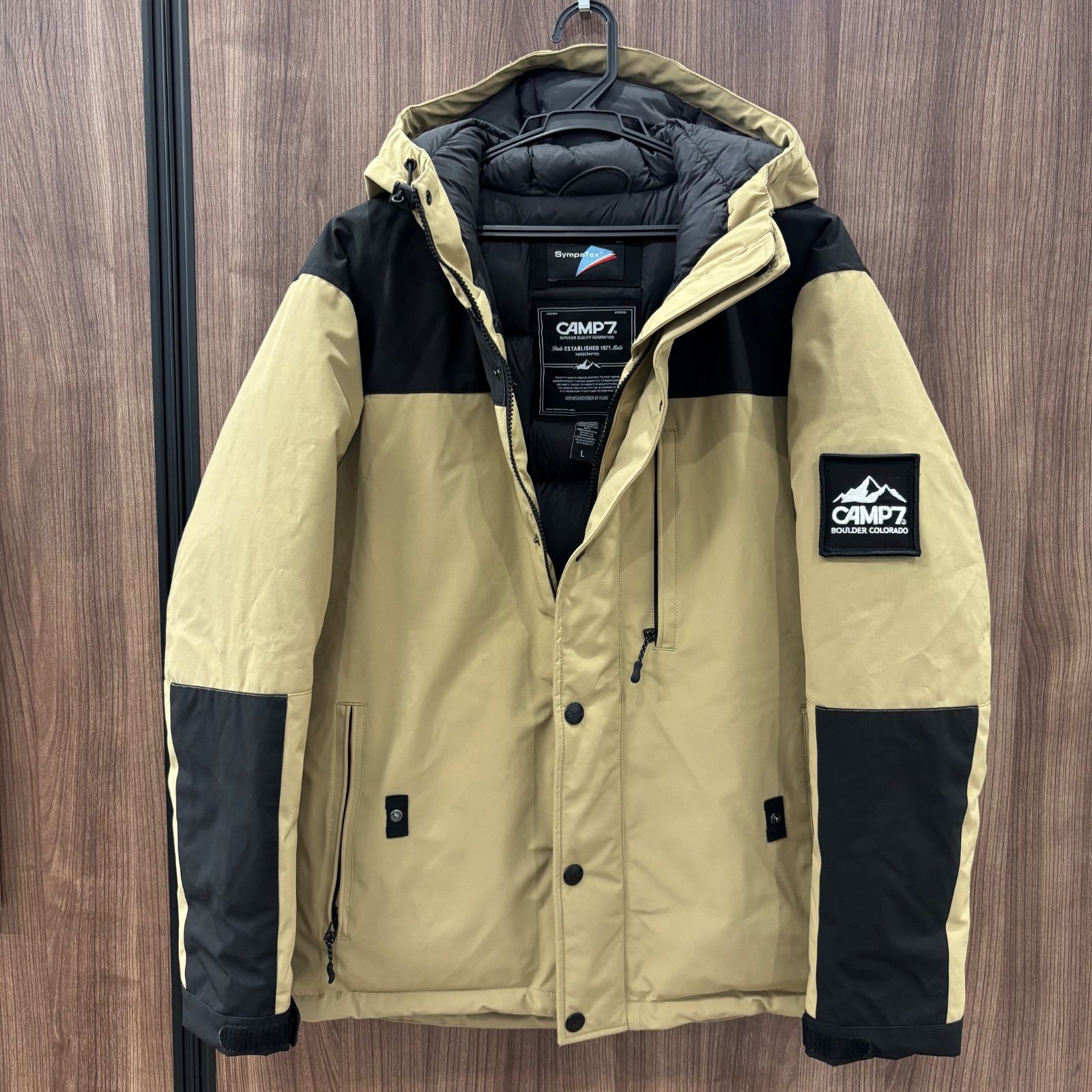 r)【美品】CAMP7 キャンプセブン シンパテックス ダウンジャケット