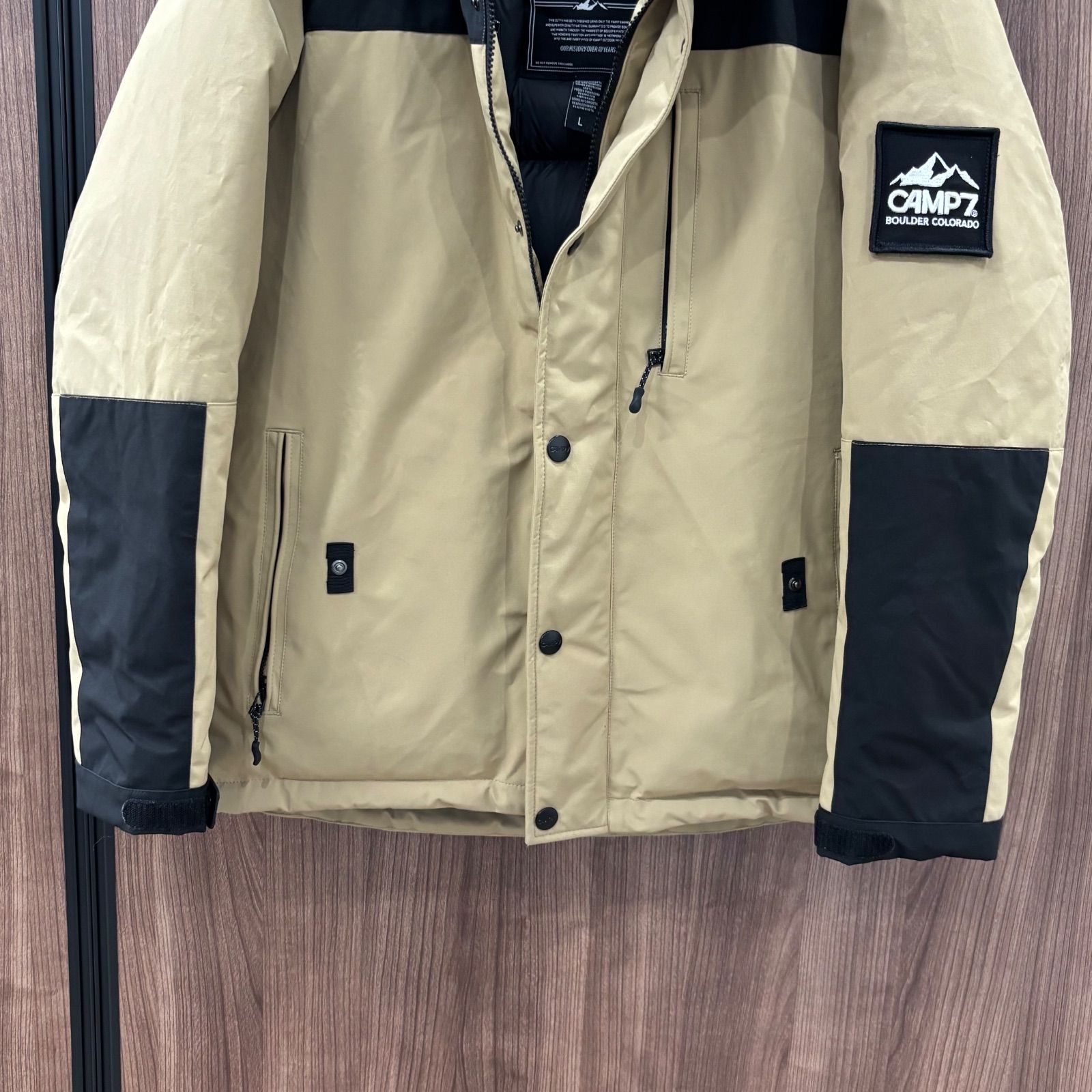 r)【美品】CAMP7 キャンプセブン シンパテックス ダウンジャケット