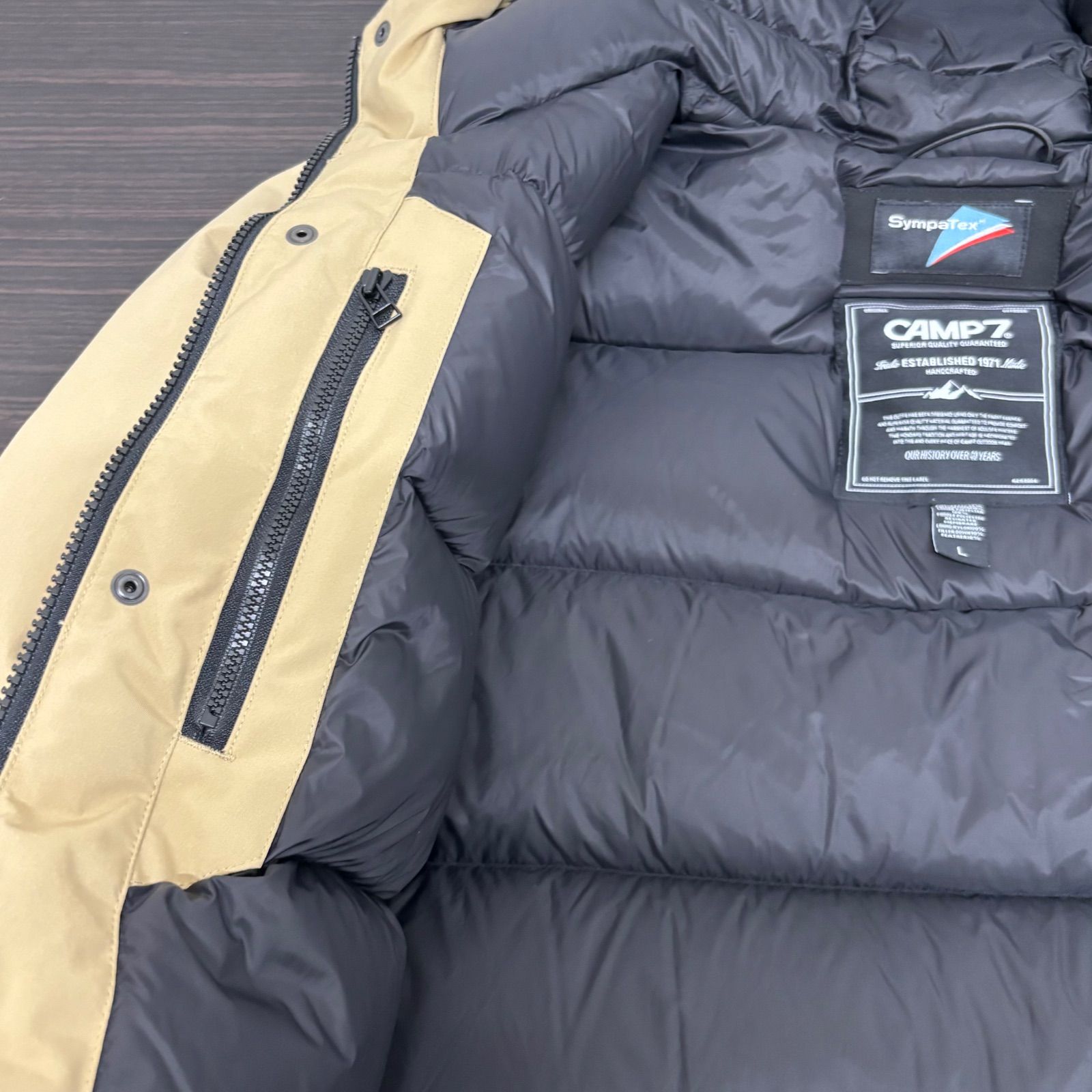 r)【美品】CAMP7 キャンプセブン シンパテックス ダウンジャケット