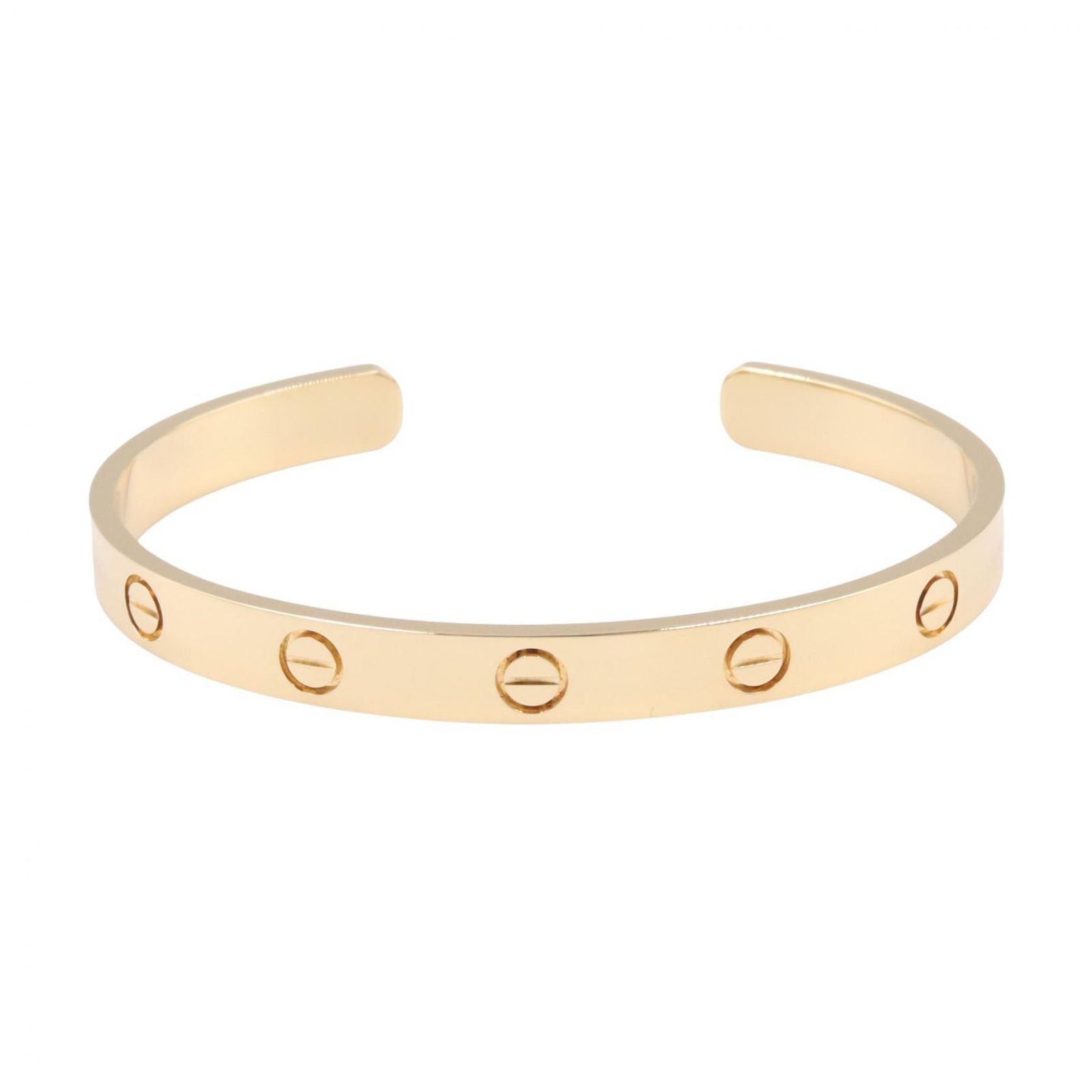 カルティエ CARTIER バングル オープン ラブ バングル B6032417 K18（イエローゴールド） オープン ラブ バングル レディース Used A