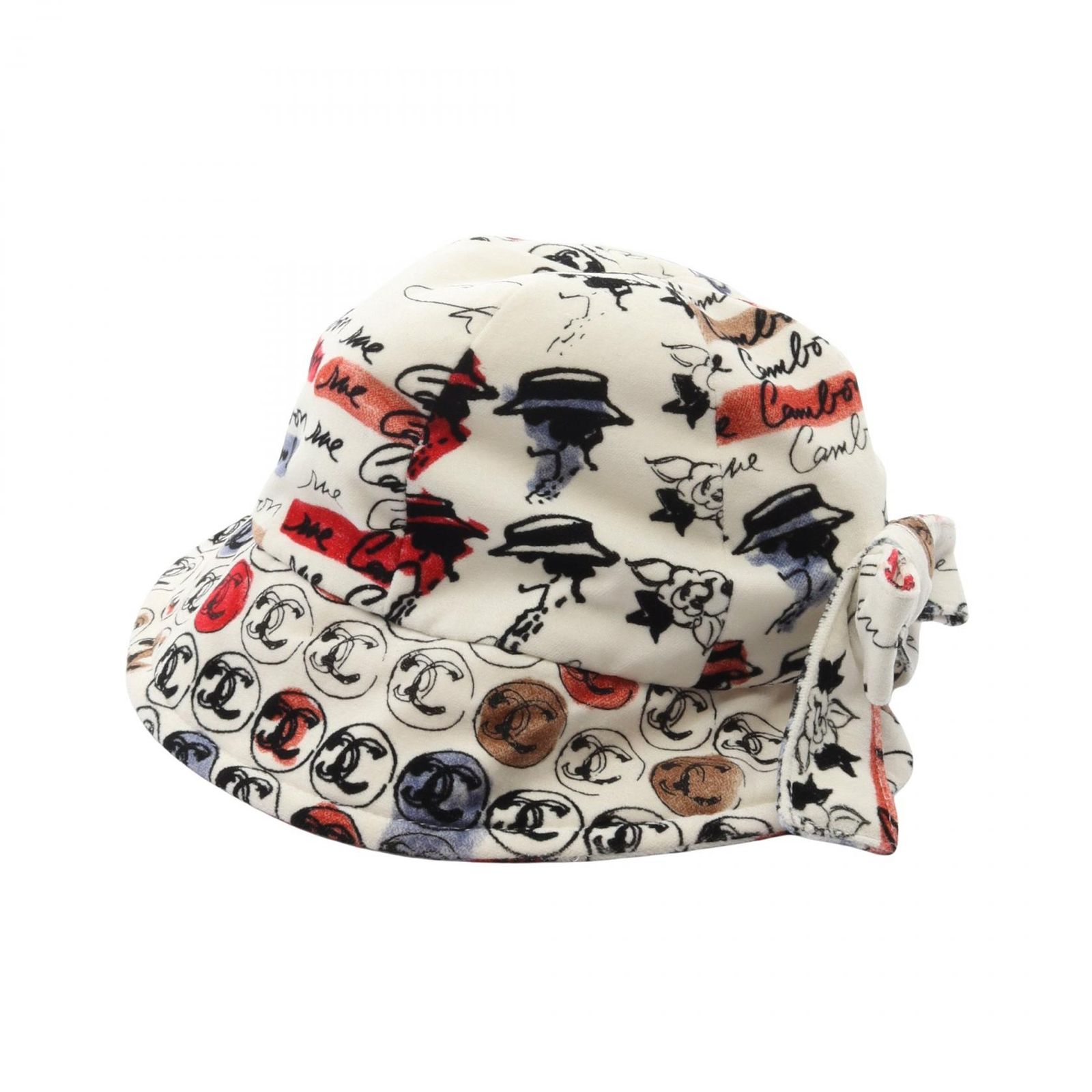 シャネル CHANEL ハット ココマーク 総柄 その他 帽子 レディース Used 