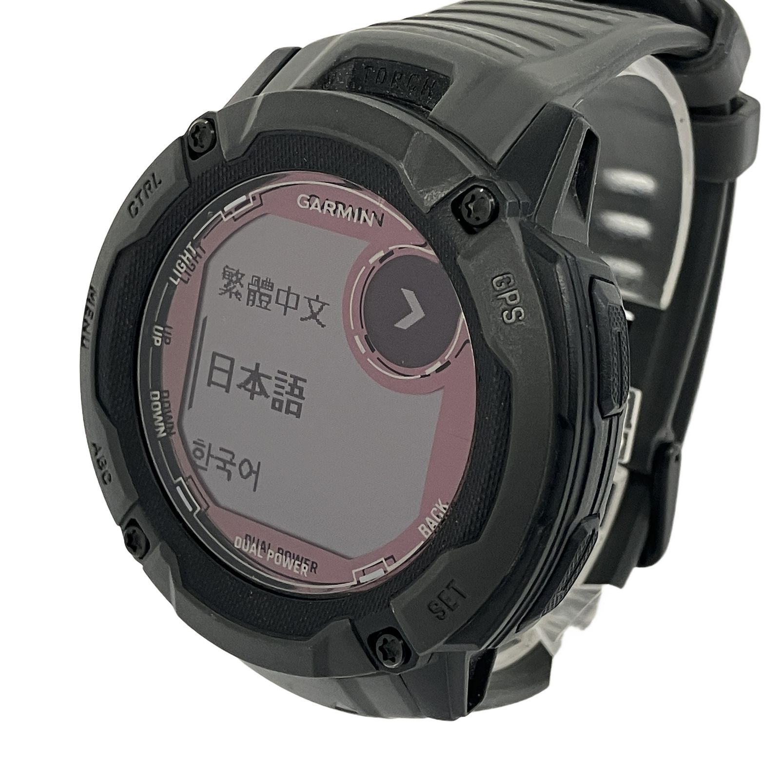 Garmin INSTINCT 2X Dual Power GPS スマートウォッチ ガーミン 腕時計 中古 Y11215540