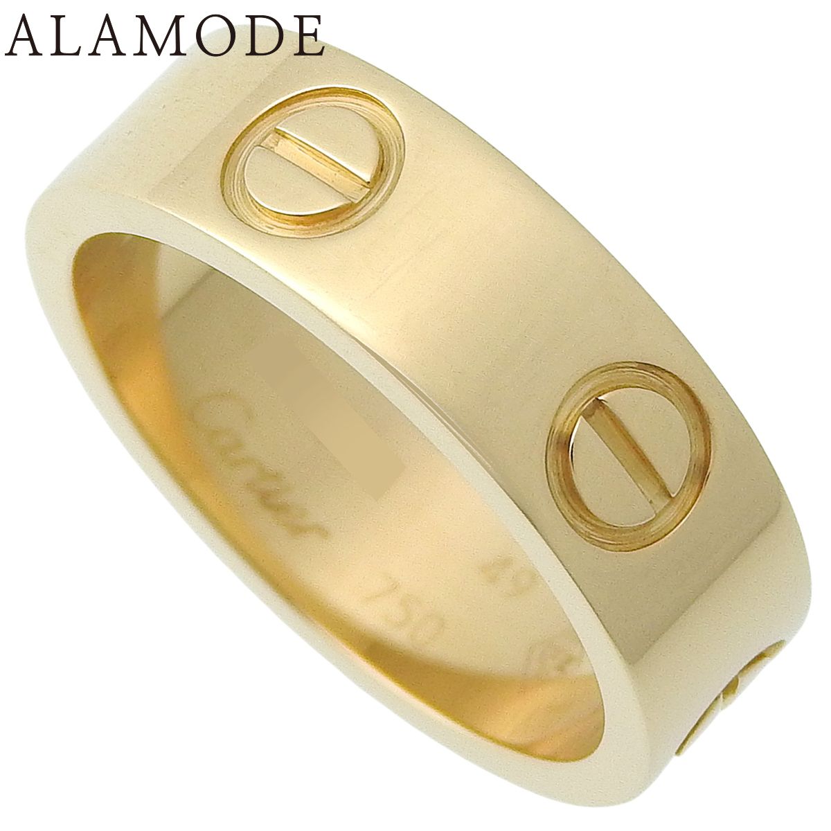 CARTIER(カルティエ) ラブコレクション LOVEリング クラシックモデル B4084600 イエローゴールド K18YG 49 6.4g リング・指輪 ジュエリー ラブリング ゴールド金 レディース 41100099643【中古】【アラモード】