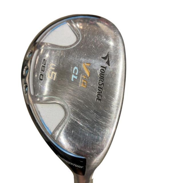 【中古】 ブリヂストン TOURSTAGE ViQ CL(2008) U5 (アクアブルー) ユーティリティ UT VU-40 (フレックスL) レディース 女性用 右利き 右用 Cランク ゴルフクラブ