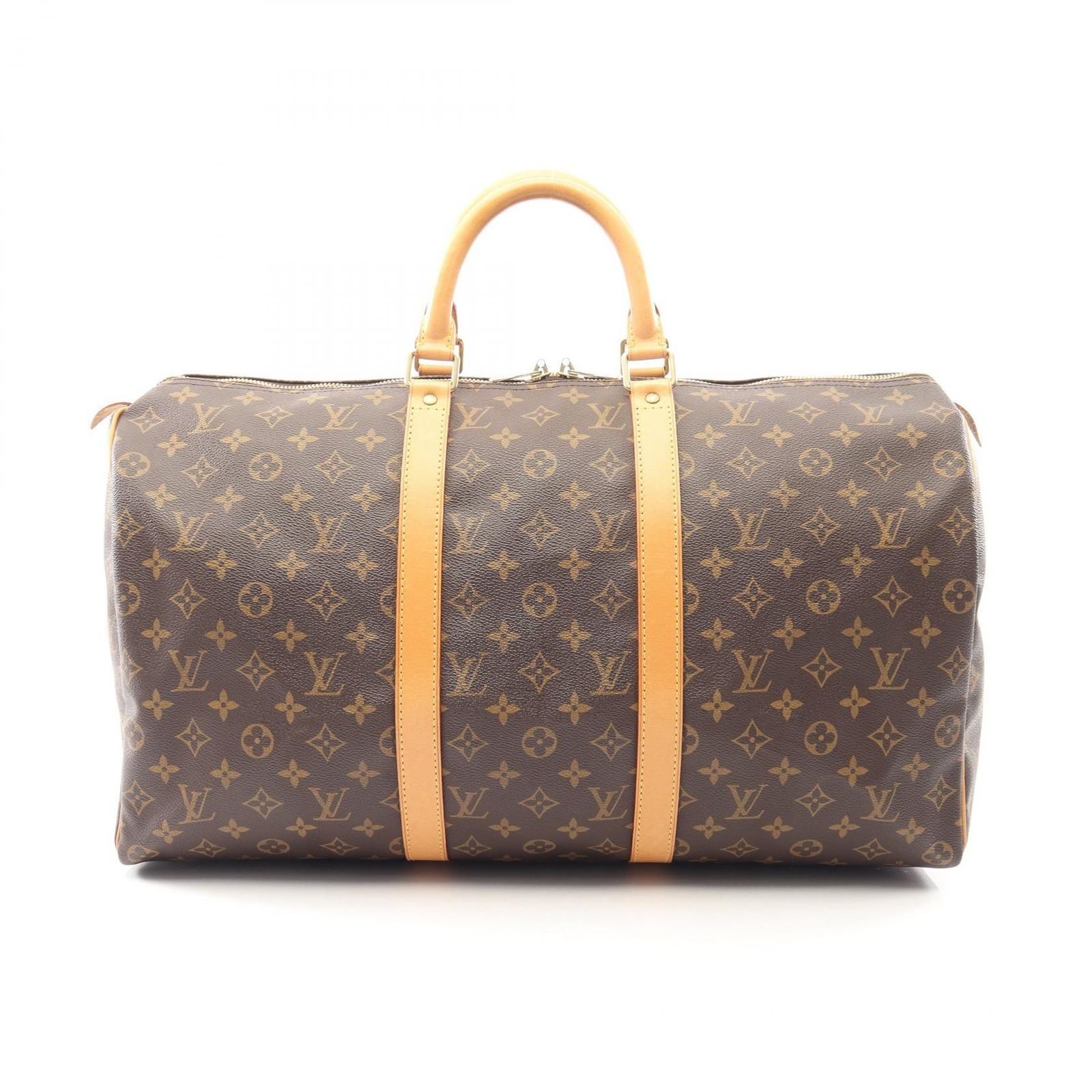 ルイ・ヴィトン LOUIS VUITTON ボストンバッグ キーポル50 M41426 PVCコーティングキャンバス レザー キーポル50 ユニセックス Used A