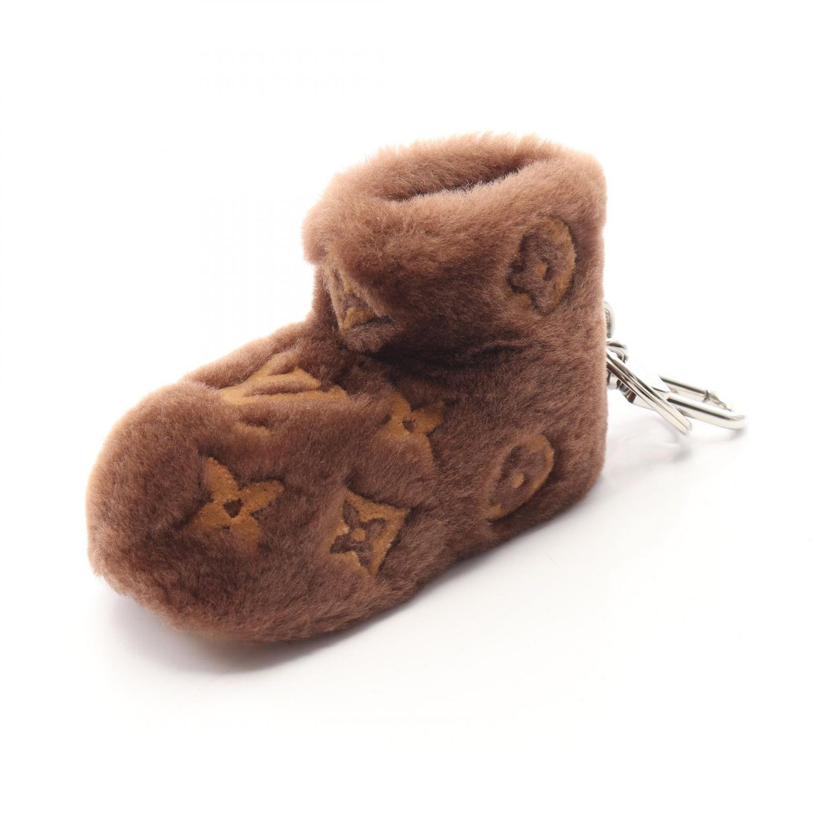 ルイ・ヴィトン LOUIS VUITTON キーホルダー フットプリント モノグラム M01690 レザー モノグラム・フットプリント レディース Used A