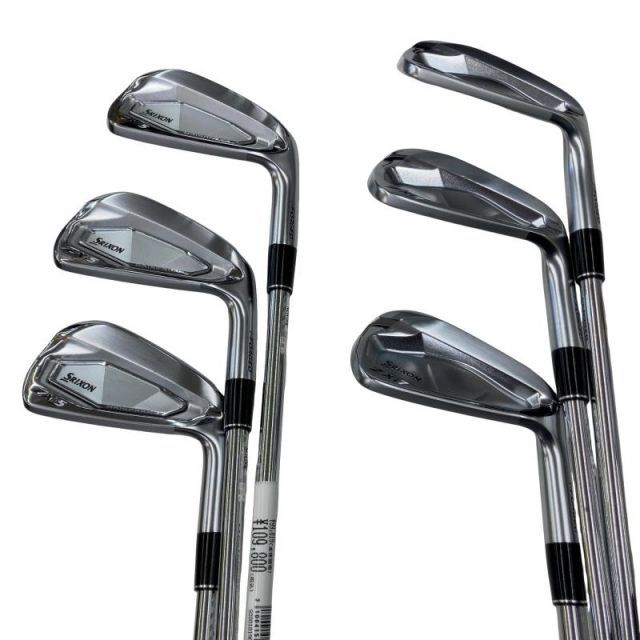 【中古】 ダンロップ SRIXON ZXi5 6S アイアンセット IR 純正特注シャフト (フレックスS) メンズ 男性用 右利き 右用 Cランク ゴルフクラブ