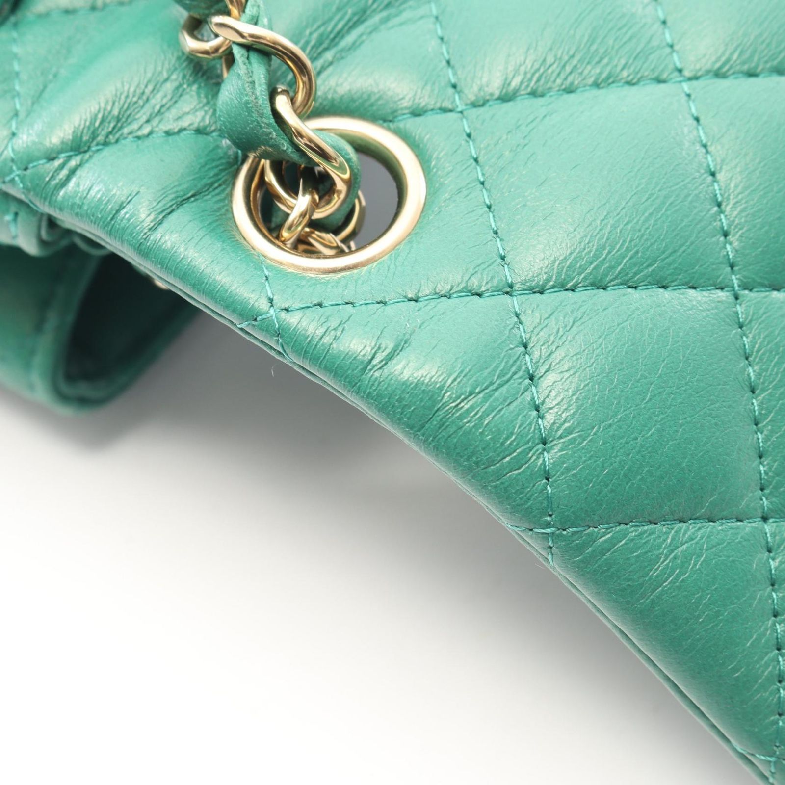 シャネル CHANEL ショルダーバッグ ミニマトラッセ グリーン 