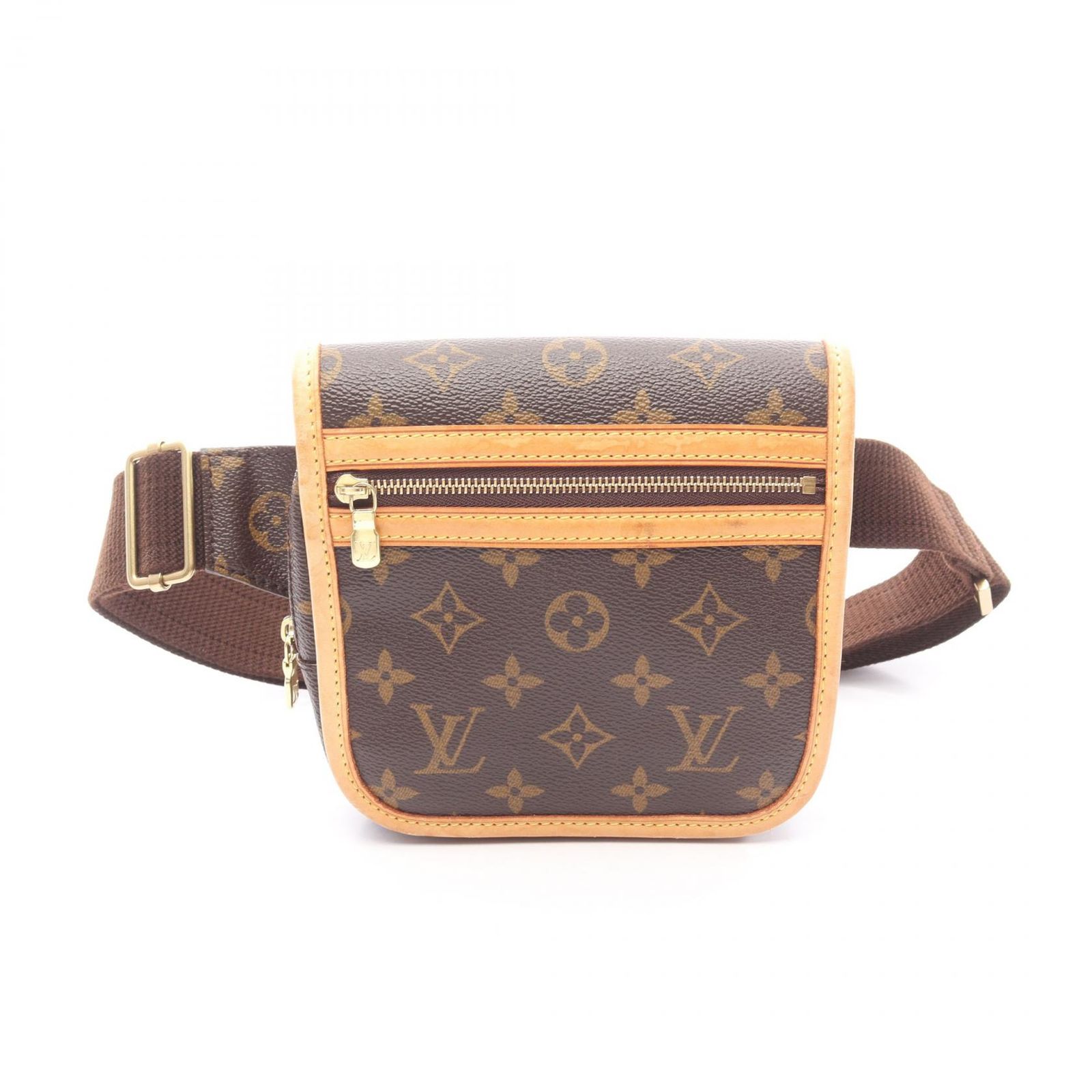 ルイ・ヴィトン LOUIS VUITTON ウエストバッグ ボディバッグ バムバッグ ボスフォール M40108 PVCコーティングキャンバス レザー バムバッグ・ボスフォール レディース