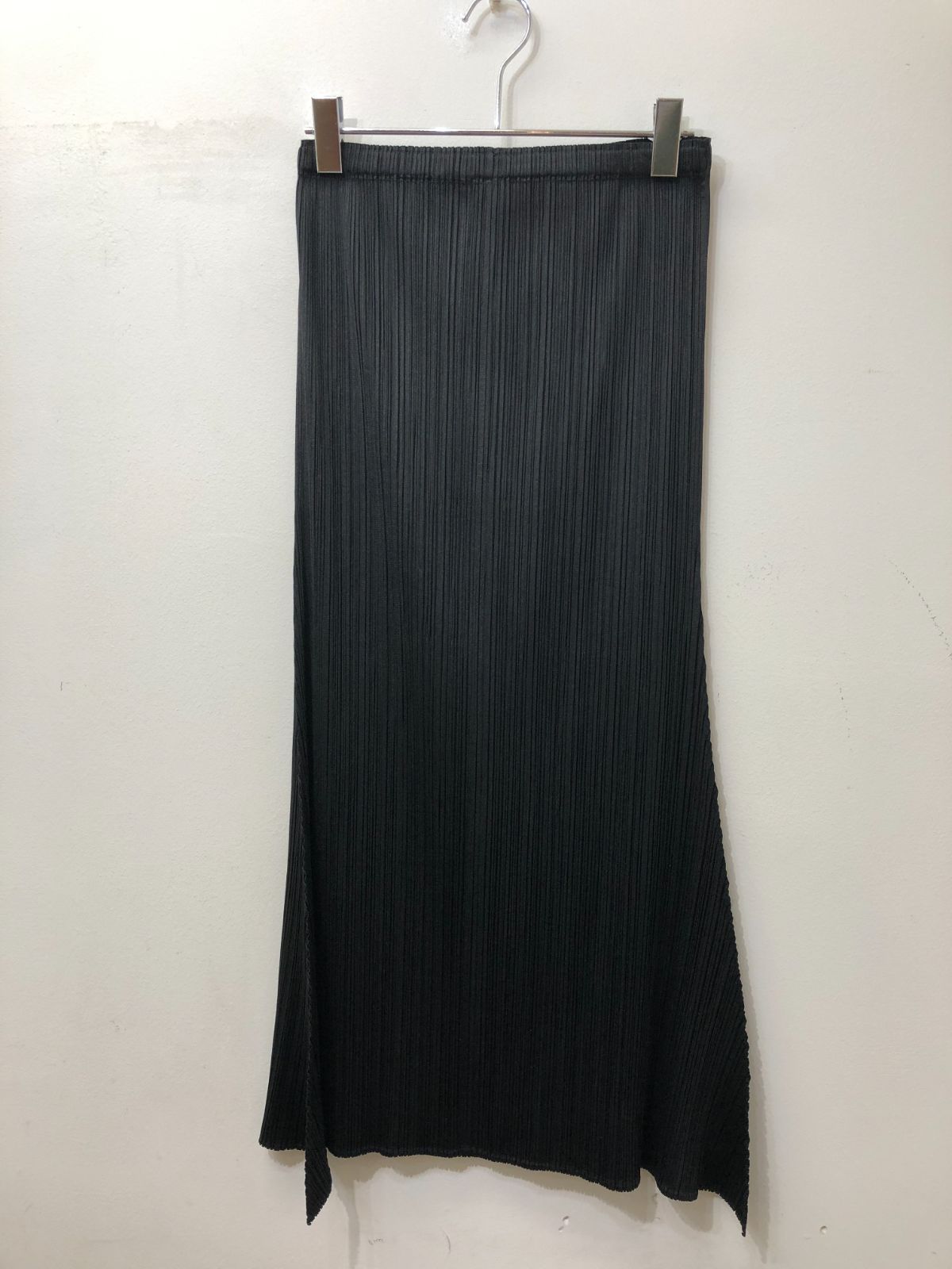 182☆PLEATS PLEASE ISSEY MIYAKE プリーツプリーズ☆ロングスカート【3】ブラック