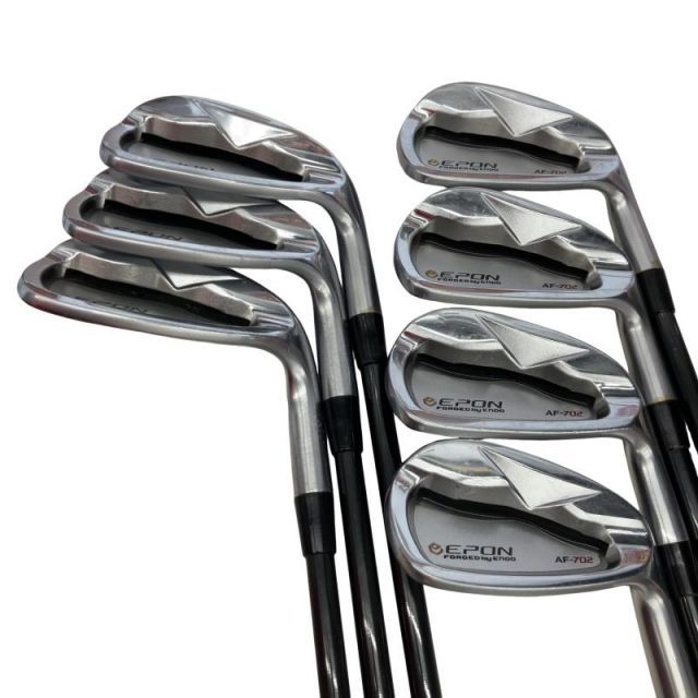 【中古】 エポンゴルフ株式会社 EPON AF-702 8S アイアンセット IR リシャフト (フレックスその他) メンズ 男性用 右利き 右用 Cランク ゴルフクラブ