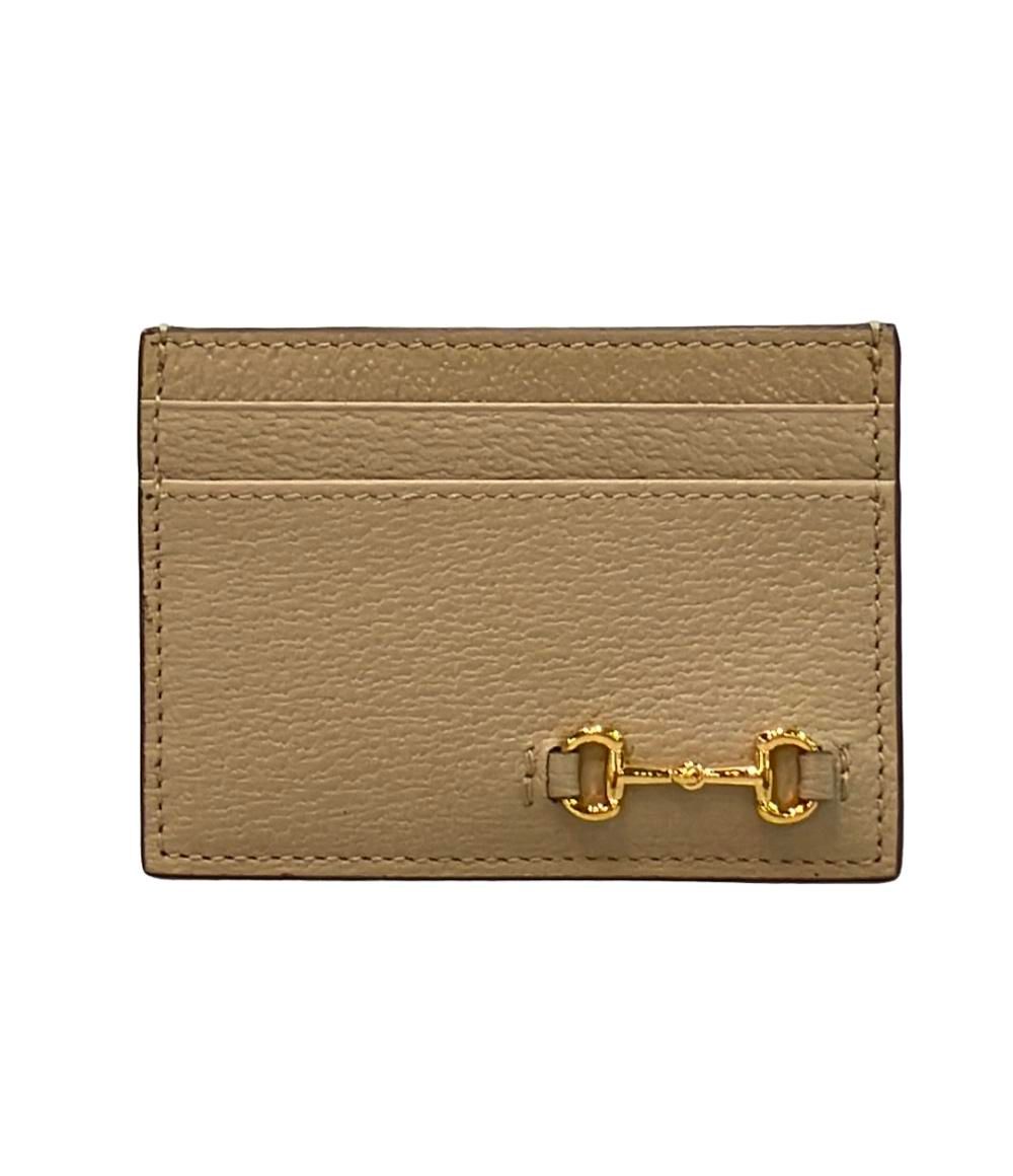 美品 グッチ カードケース ホースビット 700469 0416 レディース メンズ GUCCI