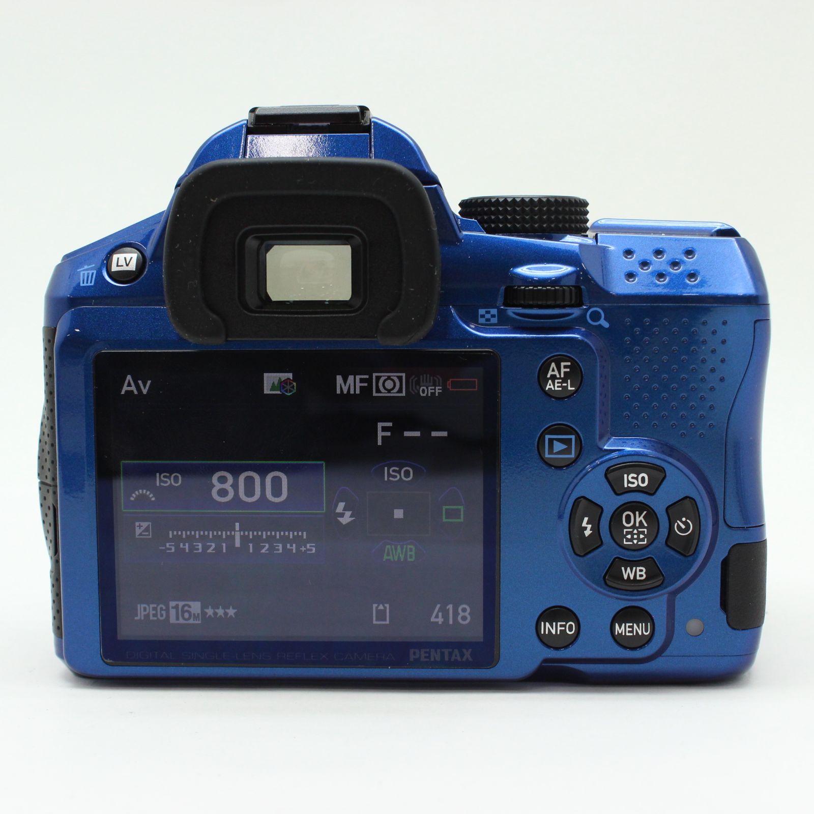 値下げ　ジャンク品　PENTAX k-30 クリスタルブルー　動作未確認 ジャンク品】PENTAX K-30 クリスタルブルー - メルカリ