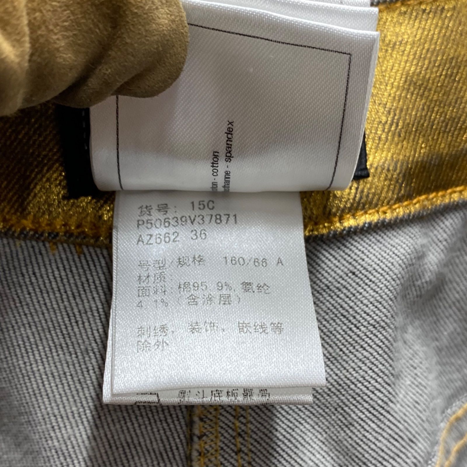 国内希少！ CHANEL シャネル デニム ハーフパンツ 短パン Gパン 
