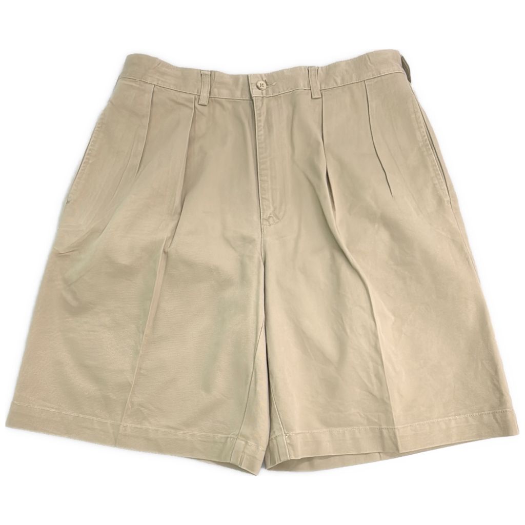Polo by Ralph Lauren ポロ ラルフローレン 2タック チノショートパンツ ポロチノ ベージュ(メンズ W34)中古 古着 Y0407
