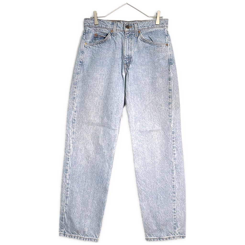 90年代 Levi's リーバイス 550 デニムパンツ オレンジタブ ライトブルー(メンズ W31 L30)中古 古着 Y0420