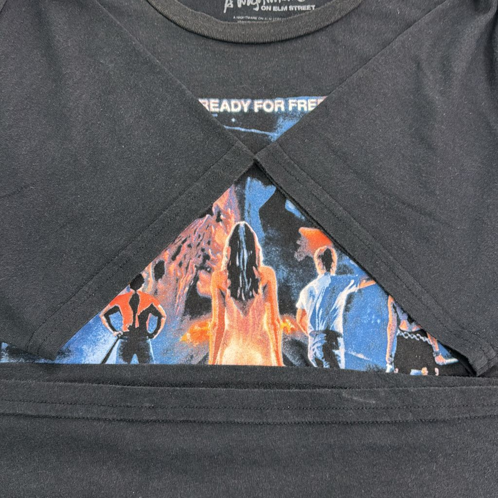 エルム街の悪夢3 半袖Tシャツ ムービー ホラー ブラック(メンズ L
