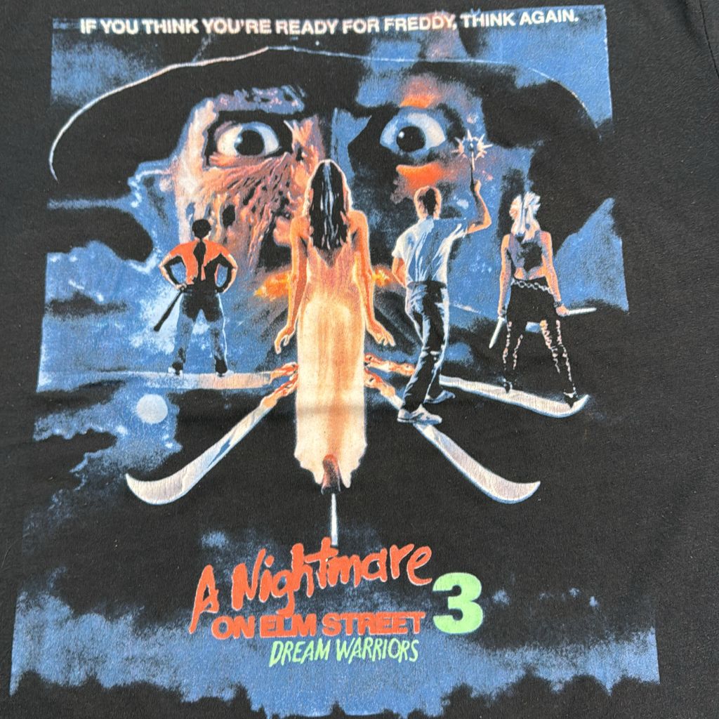 エルム街の悪夢3 半袖Tシャツ ムービー ホラー ブラック(メンズ L