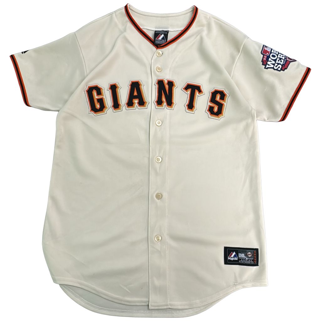 Majestic マジェスティック MLB サンフランシスコ・ジャイアンツ ユニフォーム プロチーム メジャーリーグ(メンズ M相当)中古 古着 Y0441