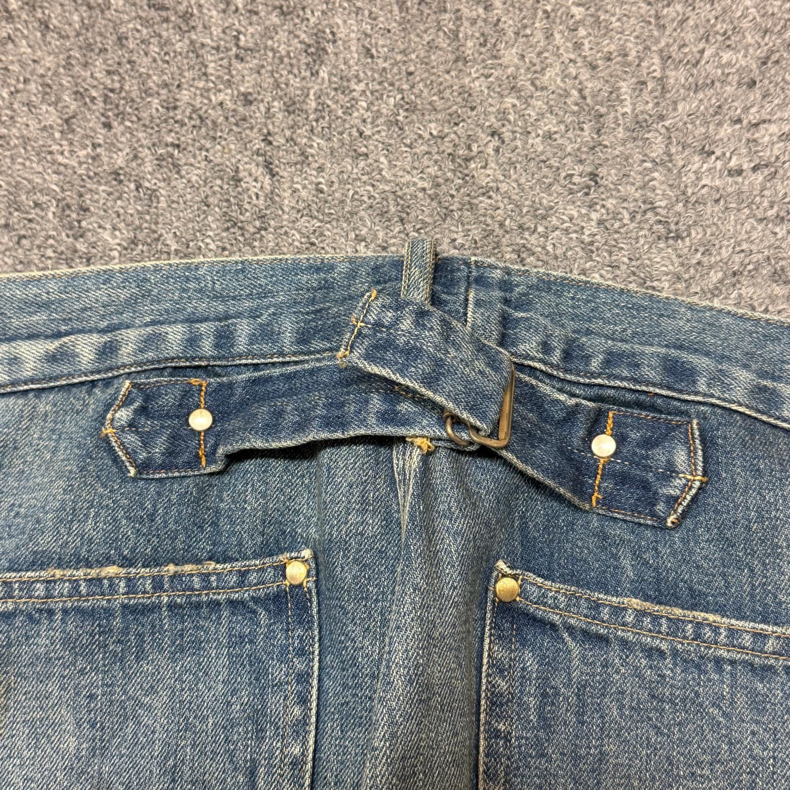 参考上代48400円 未使用 BOWWOW 25AW MINER'S REPAIRED DENIM WORK
