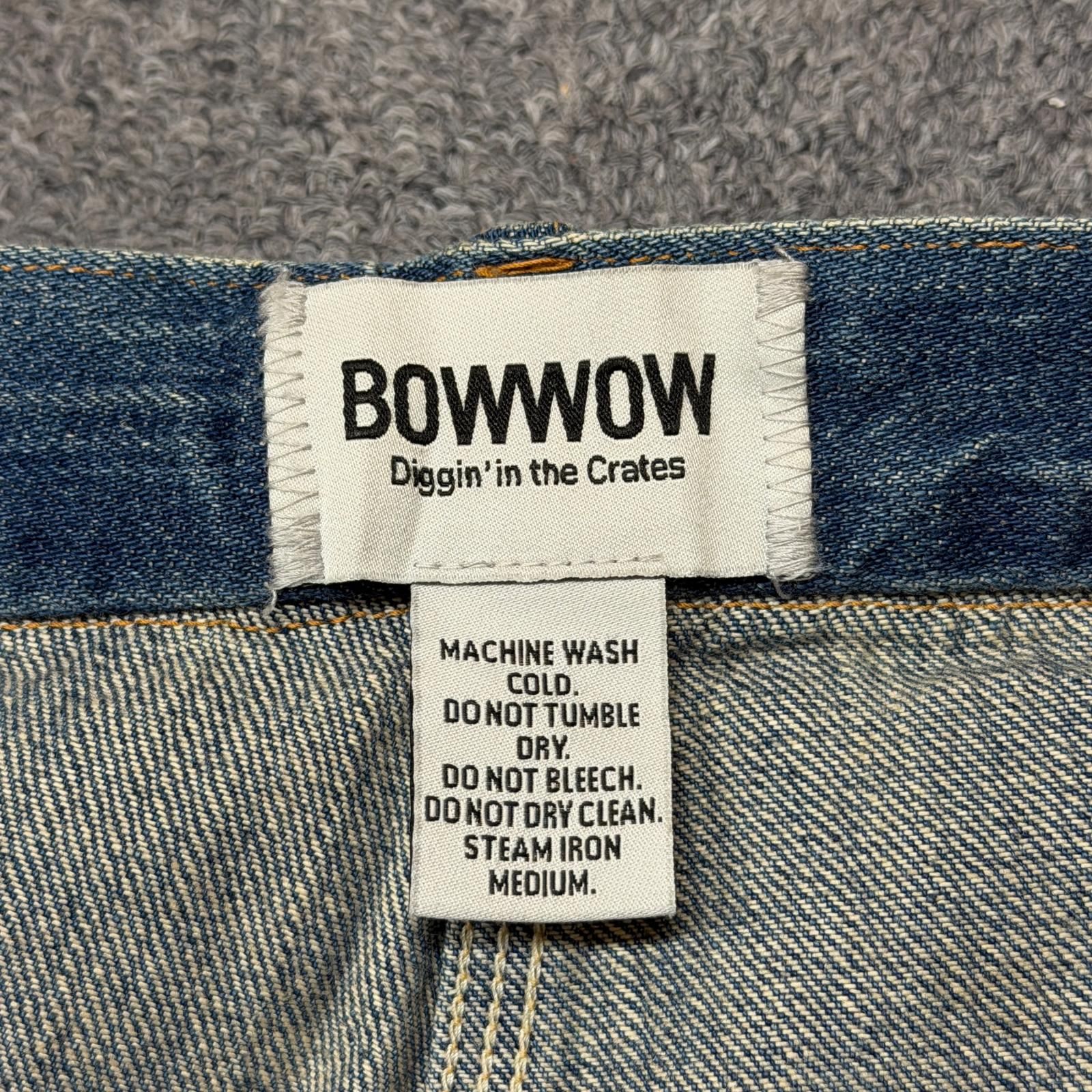 参考上代48400円 未使用 BOWWOW 25AW MINER'S REPAIRED DENIM WORK