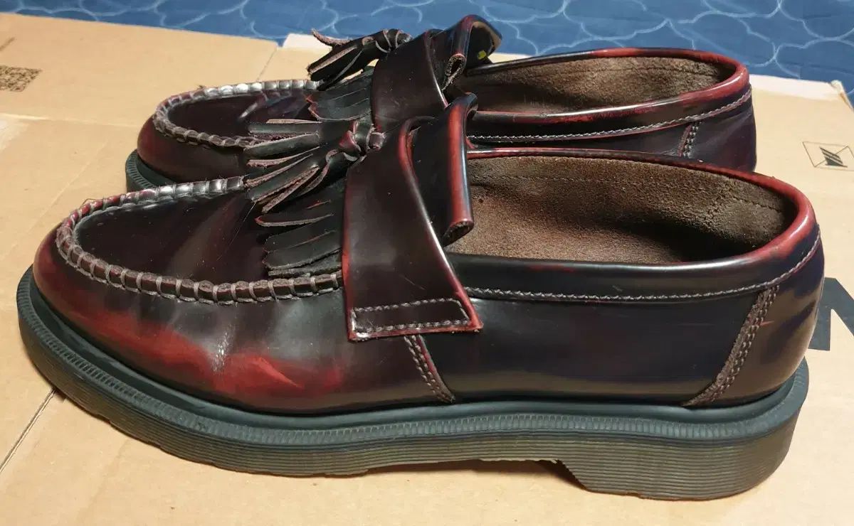 DR. MARTENS エイドリアン タッセル ローファー さくらんぼレッド UK7 (265)