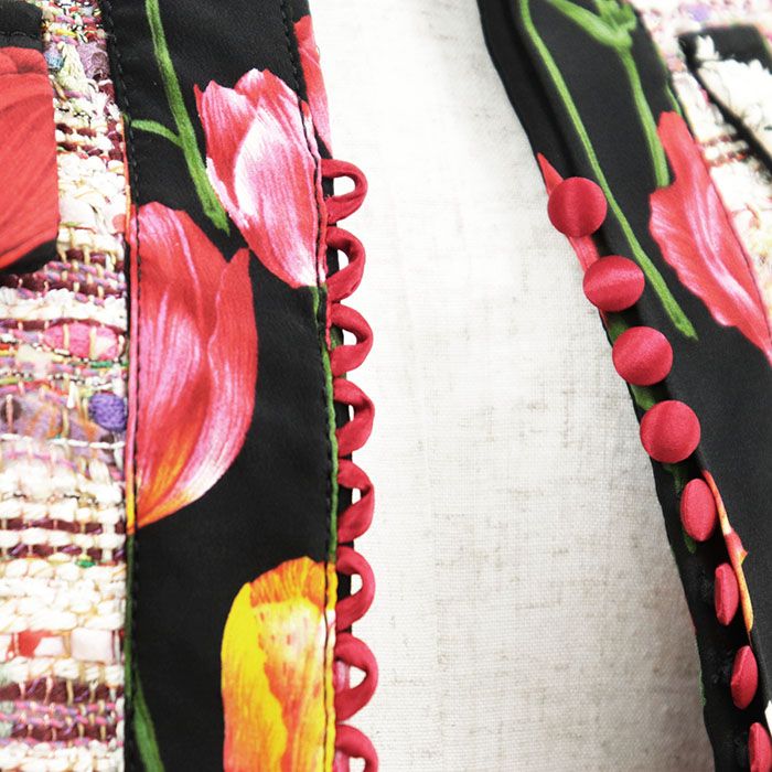 【至高】D&G ドルチェ&ガッバーナ ツイード ハンティング ジャケット 46 極美品】DOLCE&GABBANA ドルチェアンドガッバーナ ジャケット ツイード