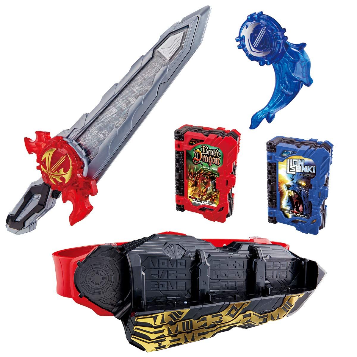 [BANDAI] 仮面ライダーセイバー 変身ベルト DX聖剣ソードライバー&水勢剣流水エンブレム&ライオン戦記ワンダーライドブック