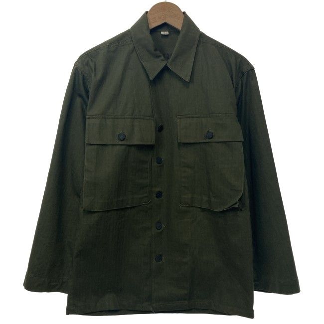 【中古】 Hale Stitching Room, Inc. フィールドジャケット 40s vintage 40年代 OLD ジャケット ヘリンボーン フロントポケット U.S.ARMY アメリカ軍 米軍 古着 /4393