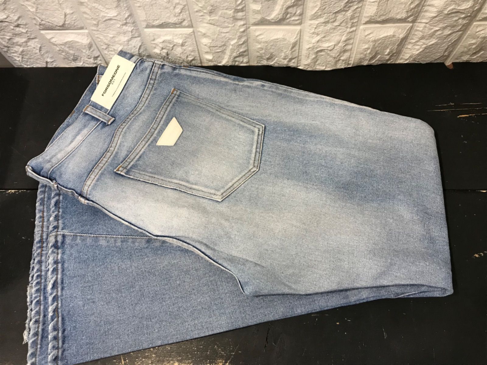 FORSOMEONE ブーツカットデニムパンツ