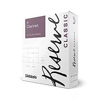 【中古】 D'Addario WoodWinds ダダリオ リード Bbクラリネット用 RESERVE CLASSIC DCT1025 硬さ:2.5 10枚入り